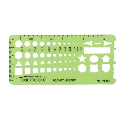 Pocket Master Template Guide, Featuring Perfect Circles, Hexagons, Triangles, and Squares