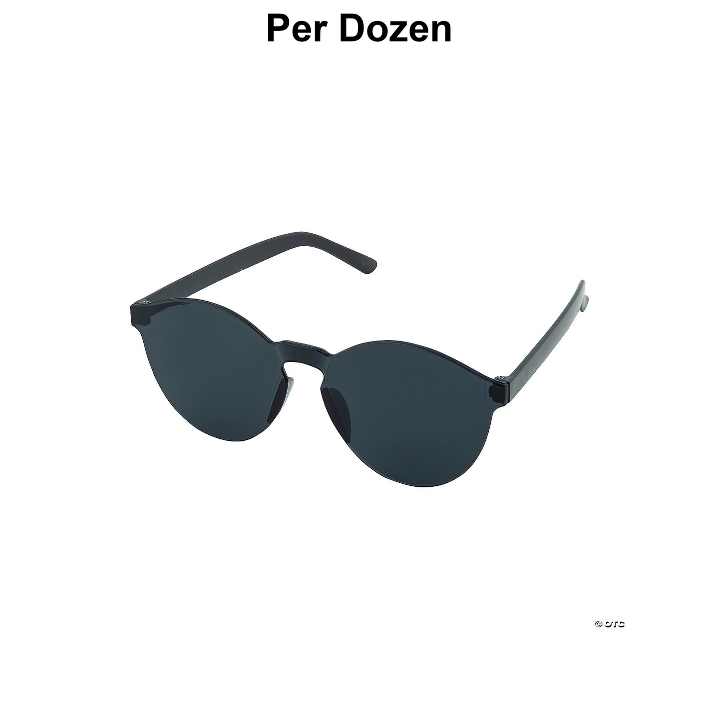 Rimless Red Glasses - 12 Pc.