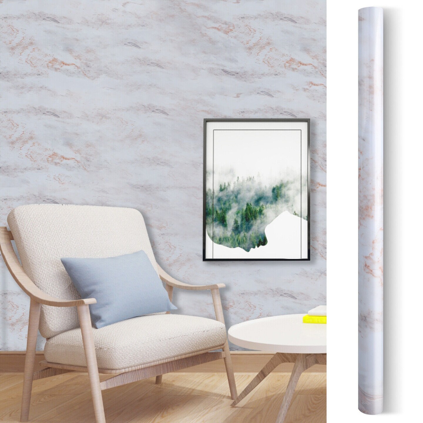 Waterproof and Oil-Proof Self-Adhesive Aluminum Foil Kitchen Wall Sticker