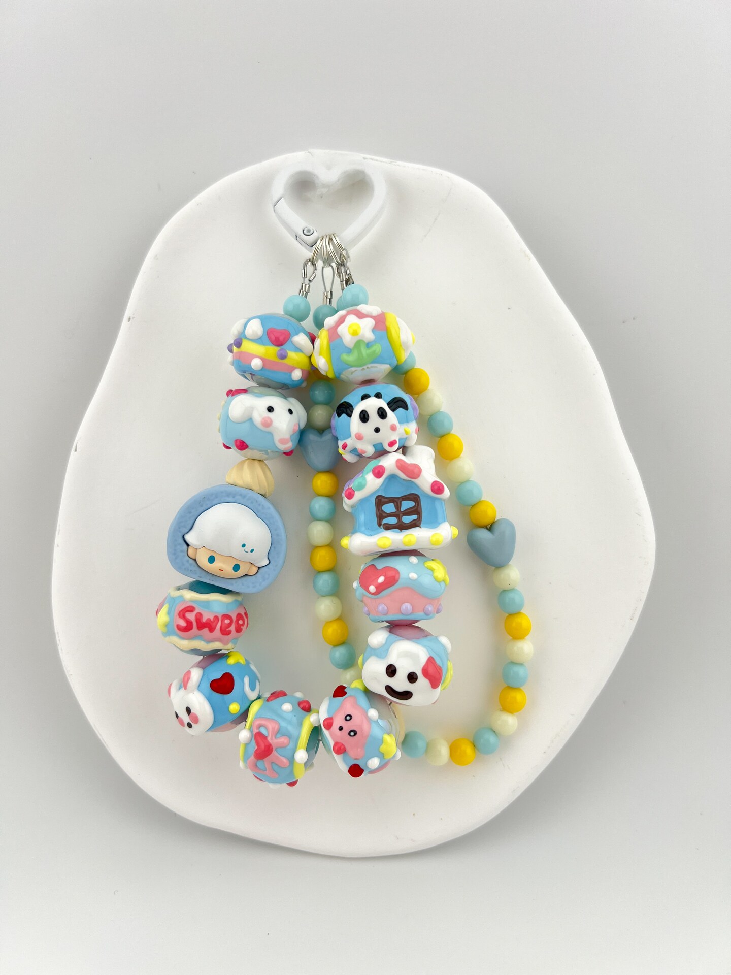 Unique and Cute Handmade Handcrafted Beads Keychain, Phone Charm, Bag Charm  MakerPlace by Michaels