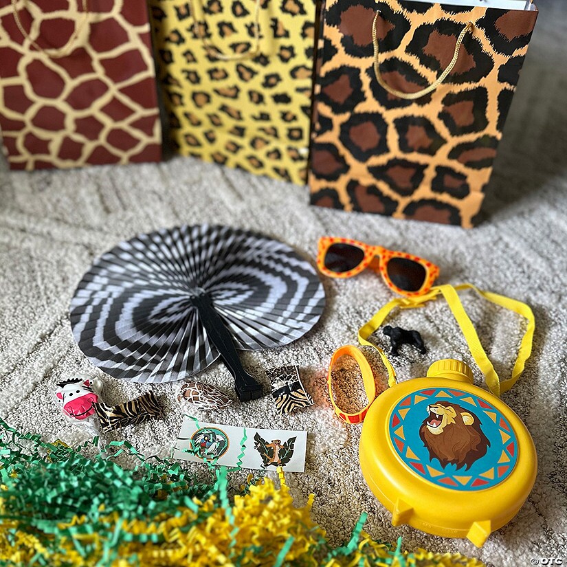 5&#x22; x 4 3/4&#x22; Kids Wild Animal Print Style Sunglasses 12 Pieces