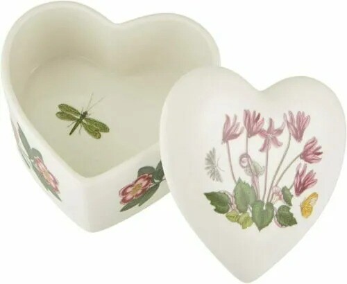 Portmeirion Botanic Garden Set of 3 Mini Covered Porcelain Boxes, Flowers Motif