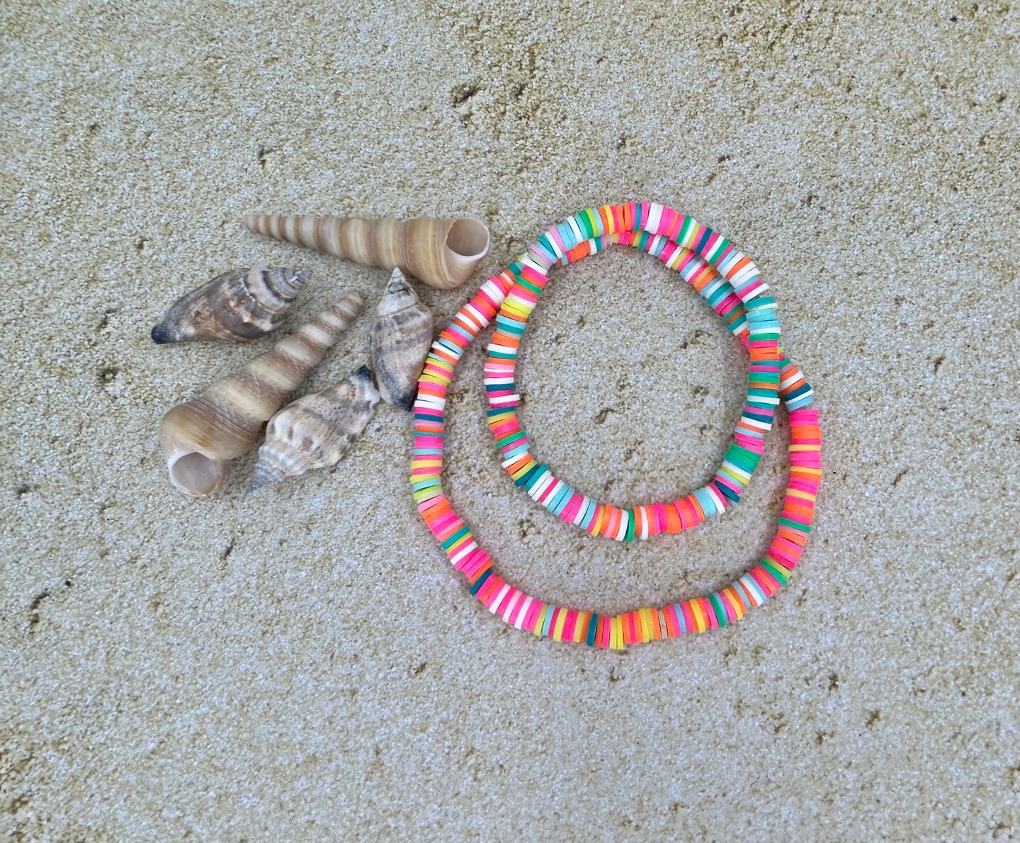 Copy-Bright Fuchsia and Orange and Blue, Green, Yellow, and White