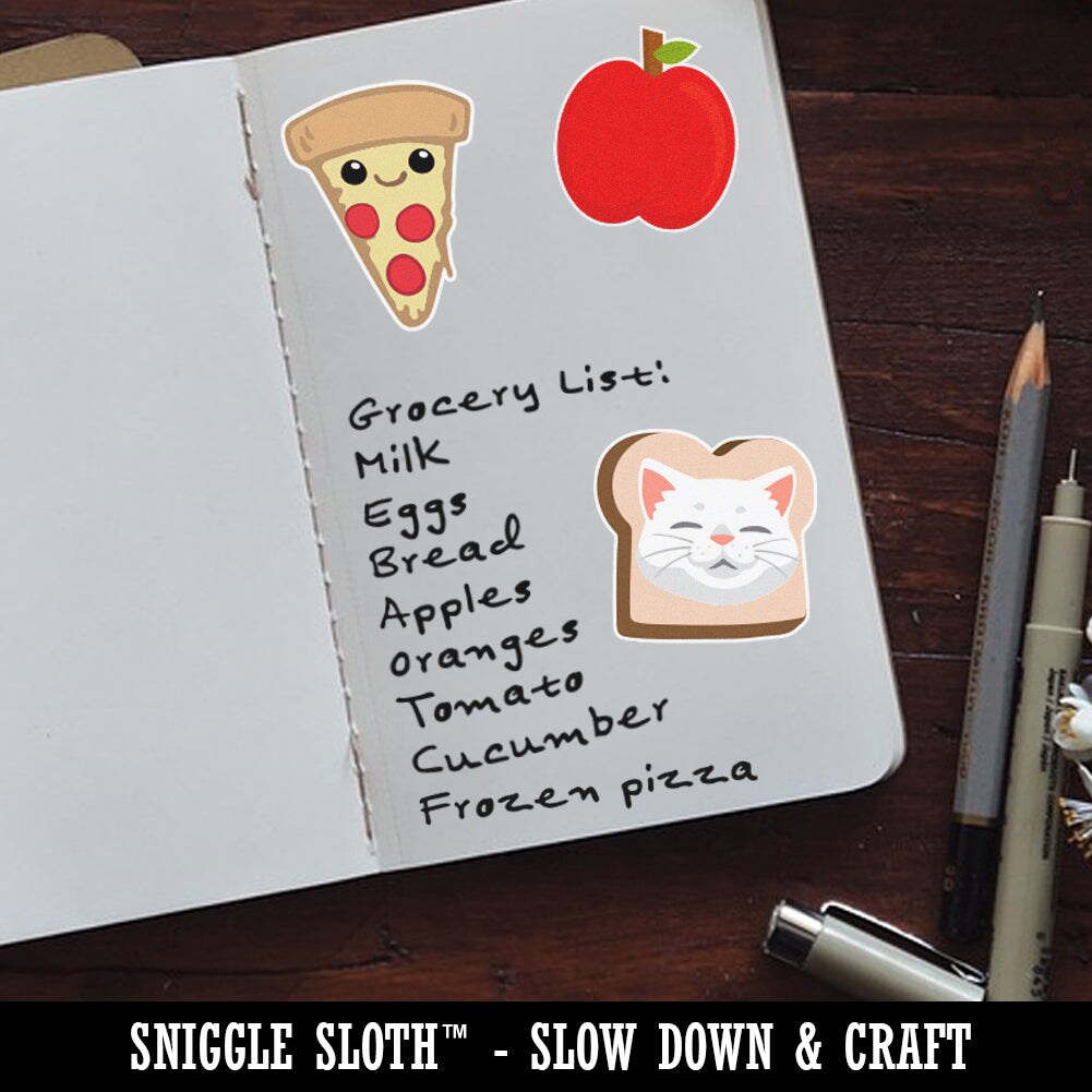 Raccoon Robber with Kitchen Knife Waterproof Vinyl Phone Tablet Laptop Water Bottle Sticker Set - 5 Pack