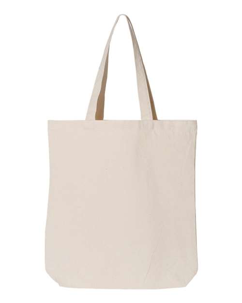 Gusseted Tote for Effortless Elegance | Large 20&#x22; self-fabric handles, 12 oz./lyd, cotton canvas Bag | MINA&#xAE;
