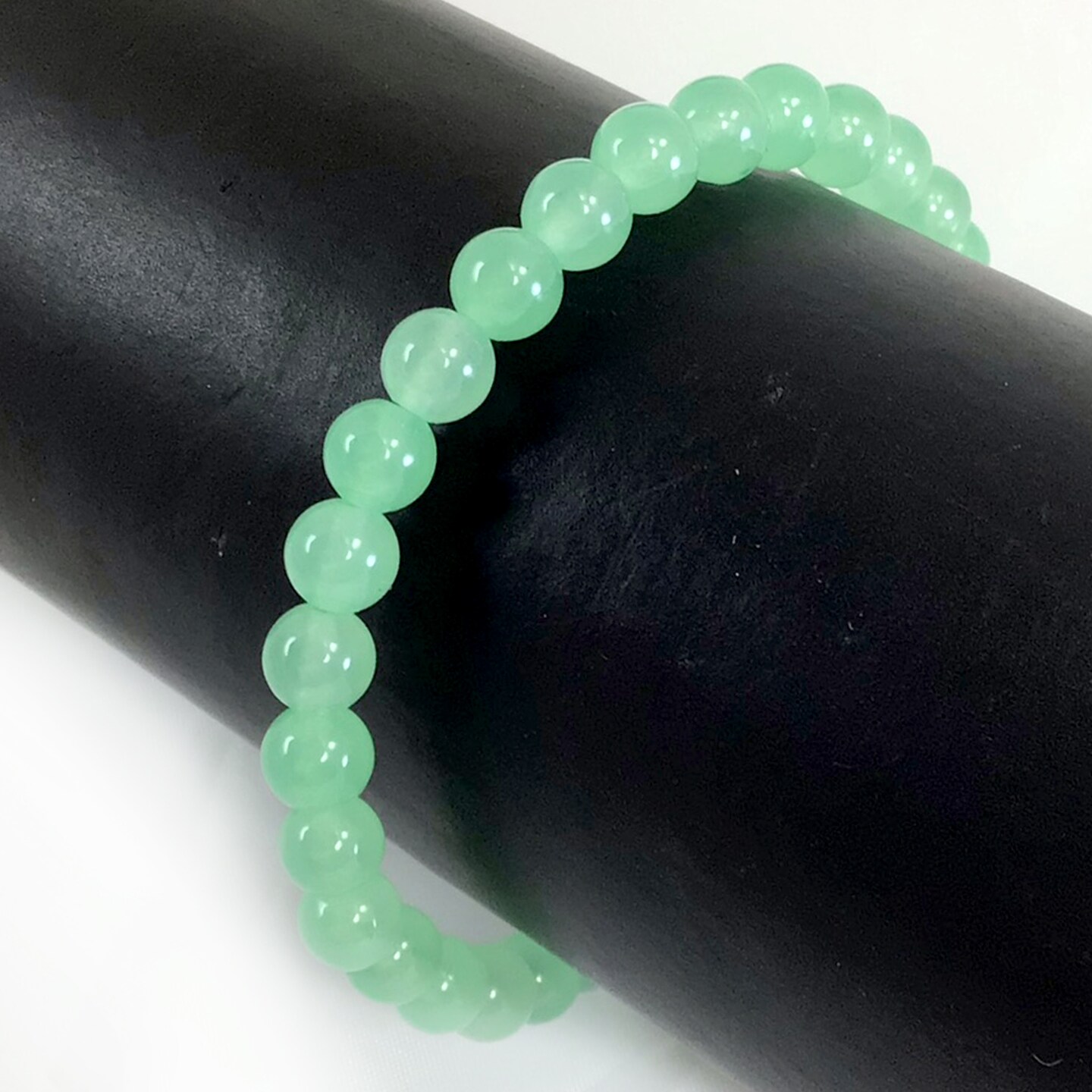 10mm Jade Bead Stretch Bracelet