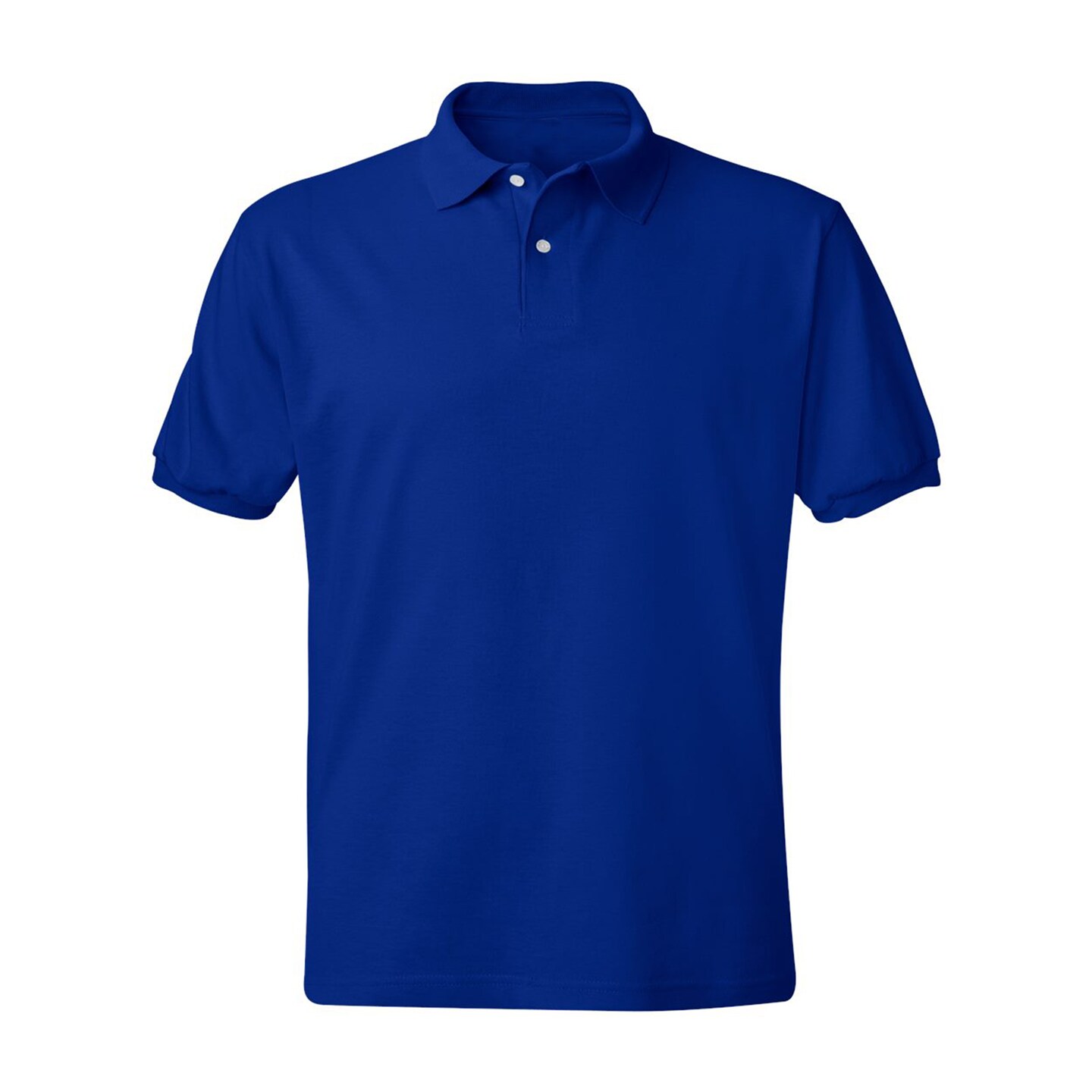 Hanes Men's EcoSmart Jersey Polo Shirt Cotton Polyester Blend Classic Fit Casual Workwear
