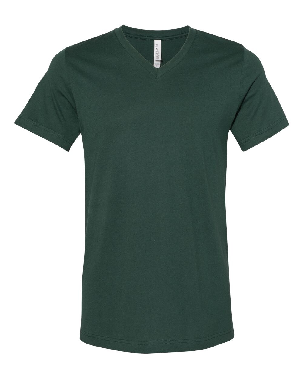 BELLA + CANVAS - Jersey V-Neck Tee 4.2 oz 100% Airlume combed and ring ...