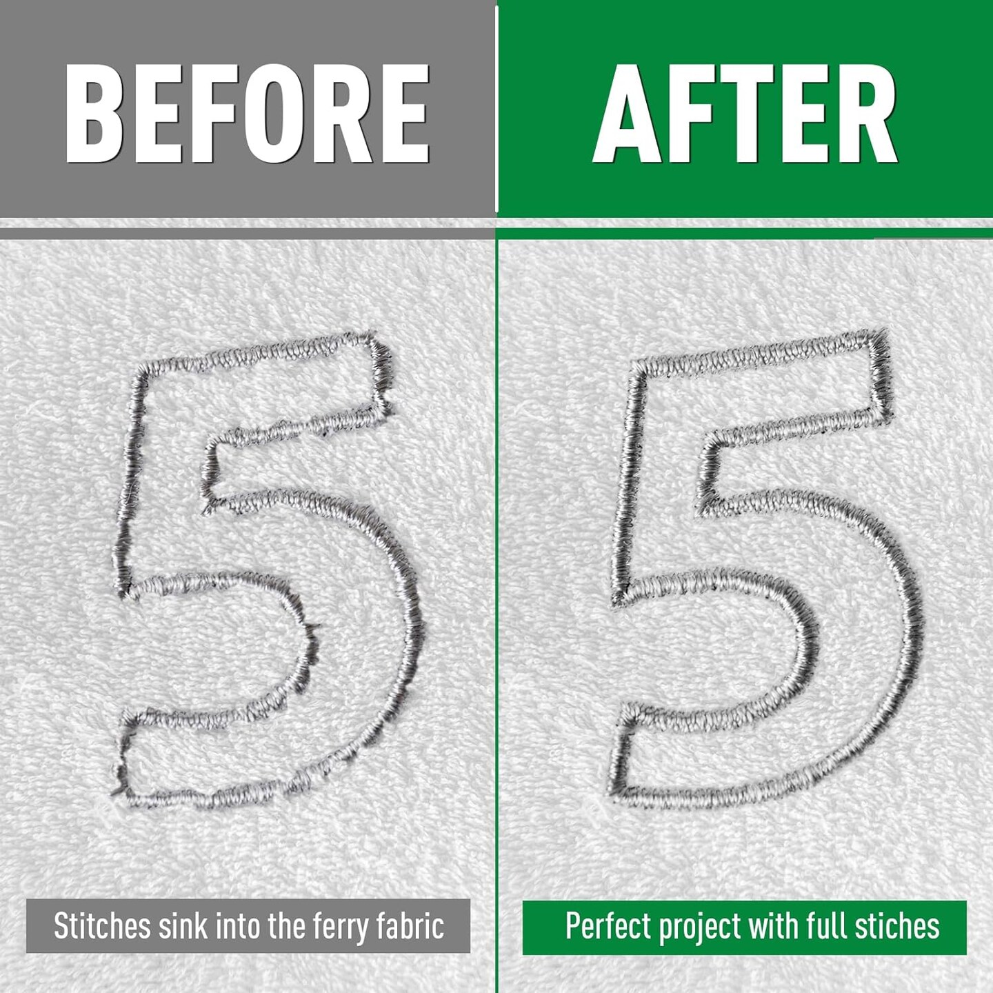 Wash Away Water Soluble Embroidery Stabilizer Backing & Topping 9 “ x 50 Yd roll, Medium Weight - Cut into Variable Sizes for Machine Embroidery and Hand Sewing