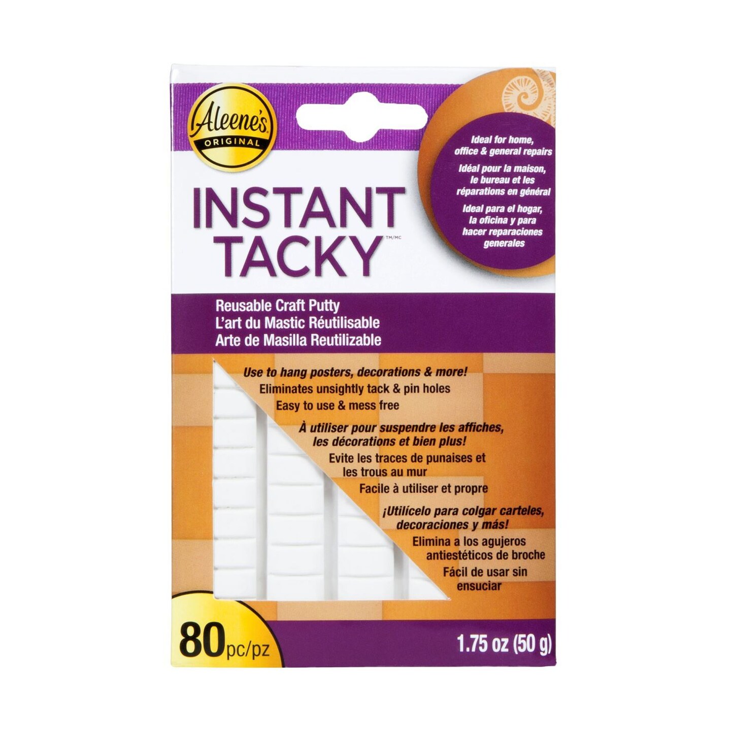 Aleene&#x27;s Instant Tacky Reusable Craft Putty 80 Pc.