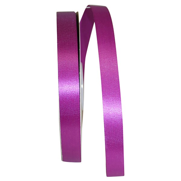 Florist Ribbons --- &#x215D; inch x 100 yards --- Satin / Acetate Supreme Cooler Ribbon -- Fuchsia Color