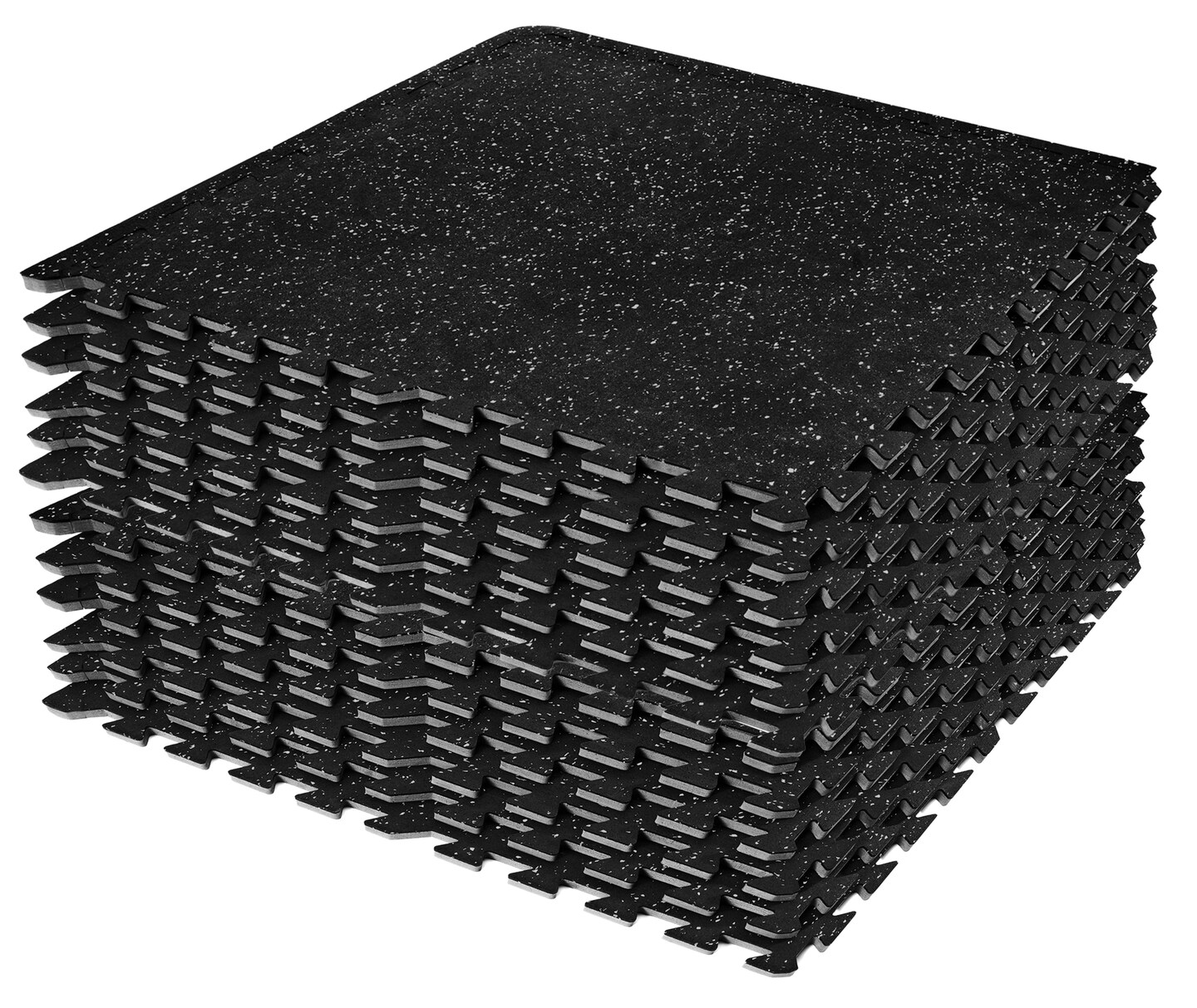 Sorbus Interlocking Foam Gym Floor Tiles -Great Exercise Mat Tiles for Workout, Yoga, Heavy Exercise Equipment Mat (12 Pack)