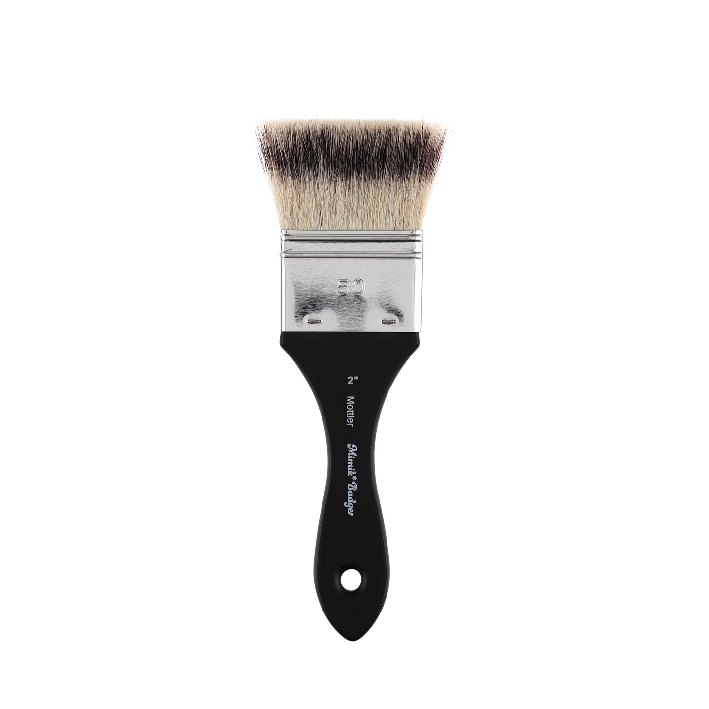 Creative Mark Mimik Synthetic Badger Mottler Brushes - Animal-Friendly Mottlers for Oil, Acrylics, Watercolor, Large Surfaces, & More!