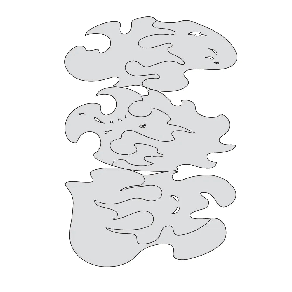 Artool True Fire Nano Freehand Airbrush Template by Mike Lavallee