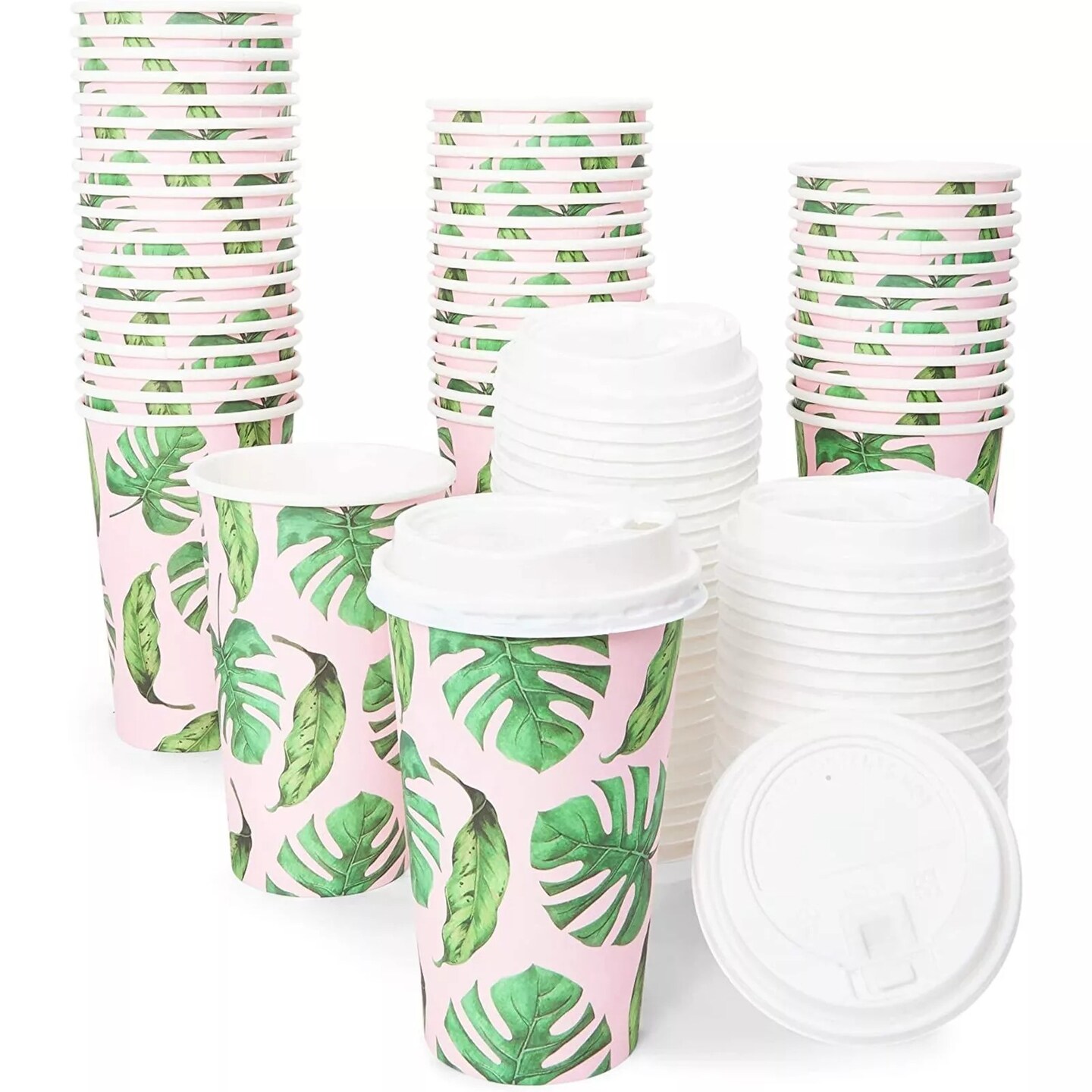 48 Pack Insulated To-Go Coffee Cups with Lids