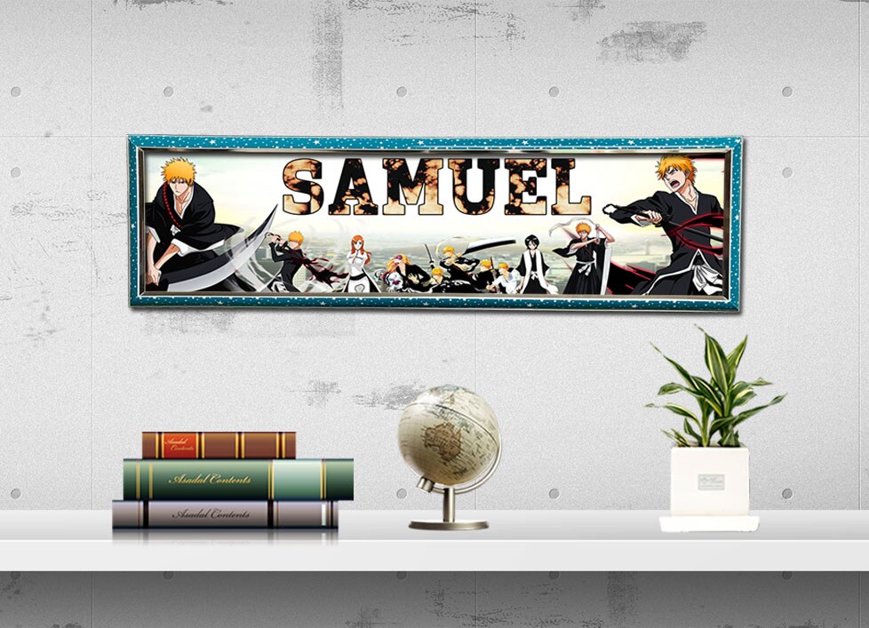 Bleach - Personalized Poster with Your Name, Birthday Banner, Custom Wall Décor, Wall Art product 2
