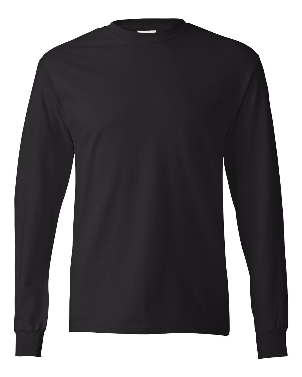 HANES&#xAE; Authentic Crew Neck Long Sleeve T-Shirt