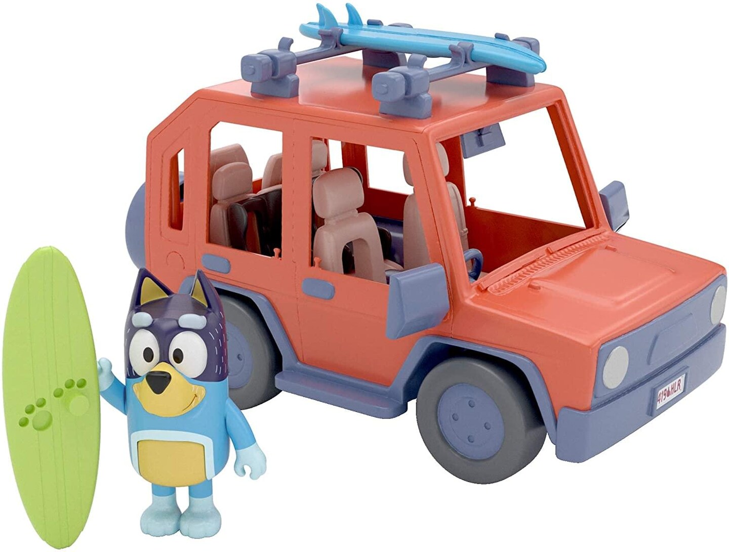 Bluey Family Cruiser Action Figure Playset | Includes Bandit