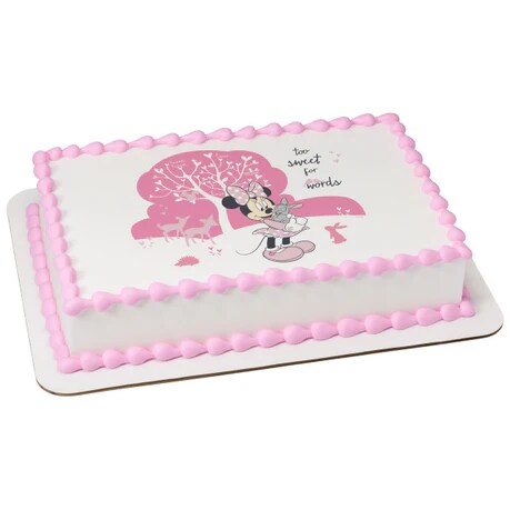 Minnie Too Sweet Edible Cake Image PhotoCake&#xAE;