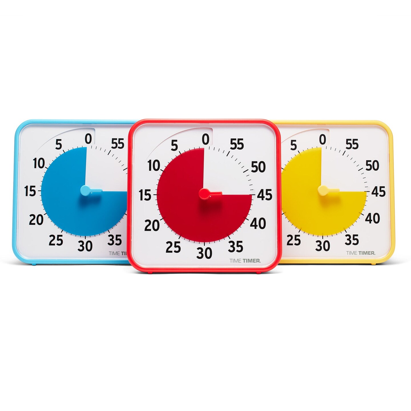 Original 8&#x22; Timer - Learning Center Classroom Set, Primary Colors, Set of 3