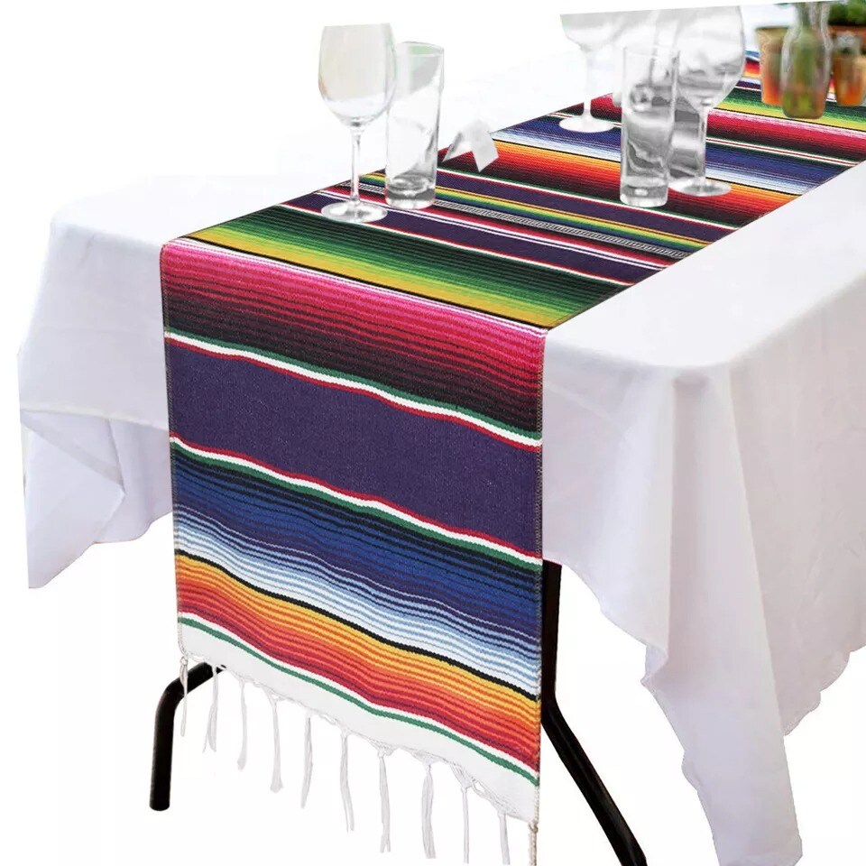 2-Pack Mexican Serape Table Runners