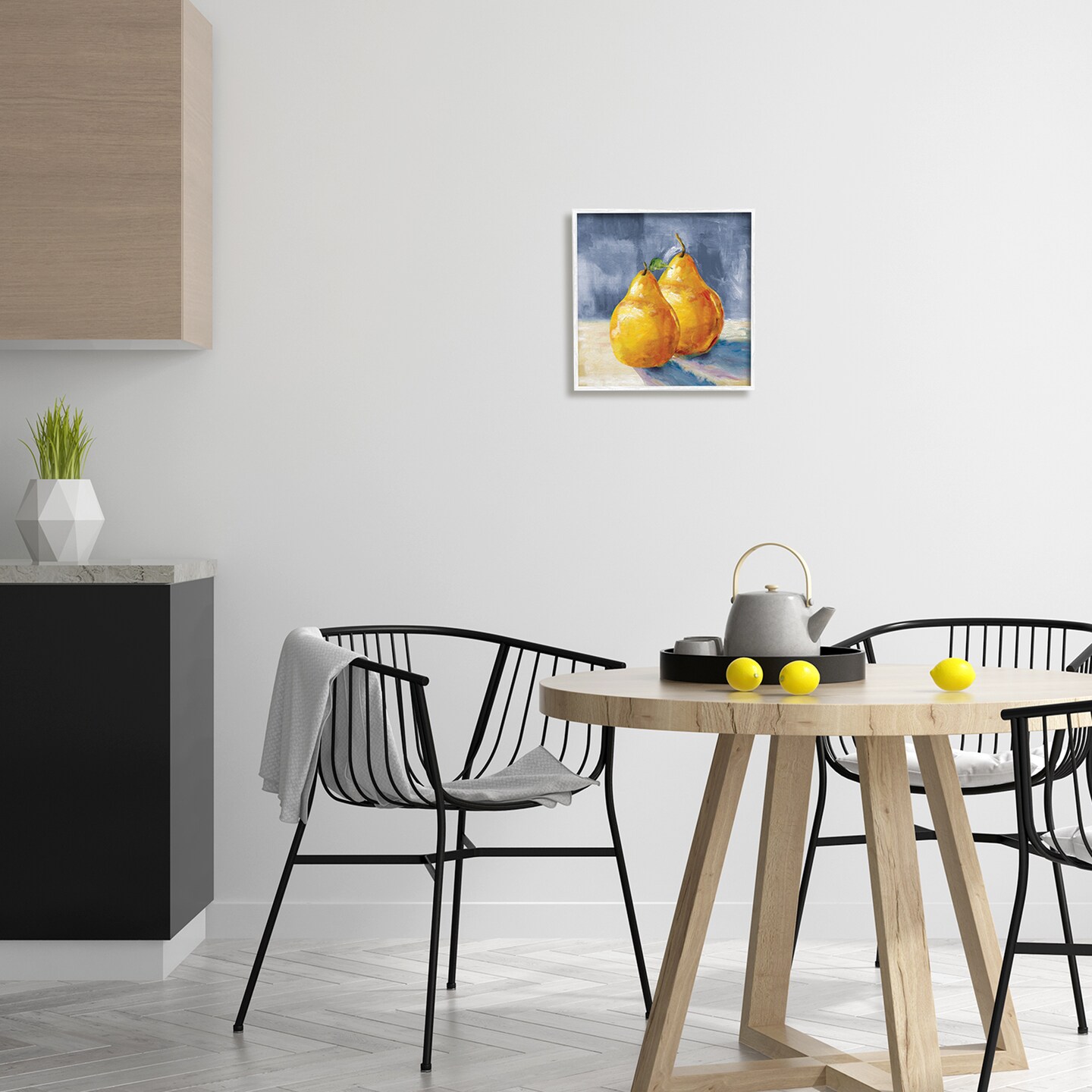 Stupell Industries Yellow Pears Classic Fruit Framed Giclee Art