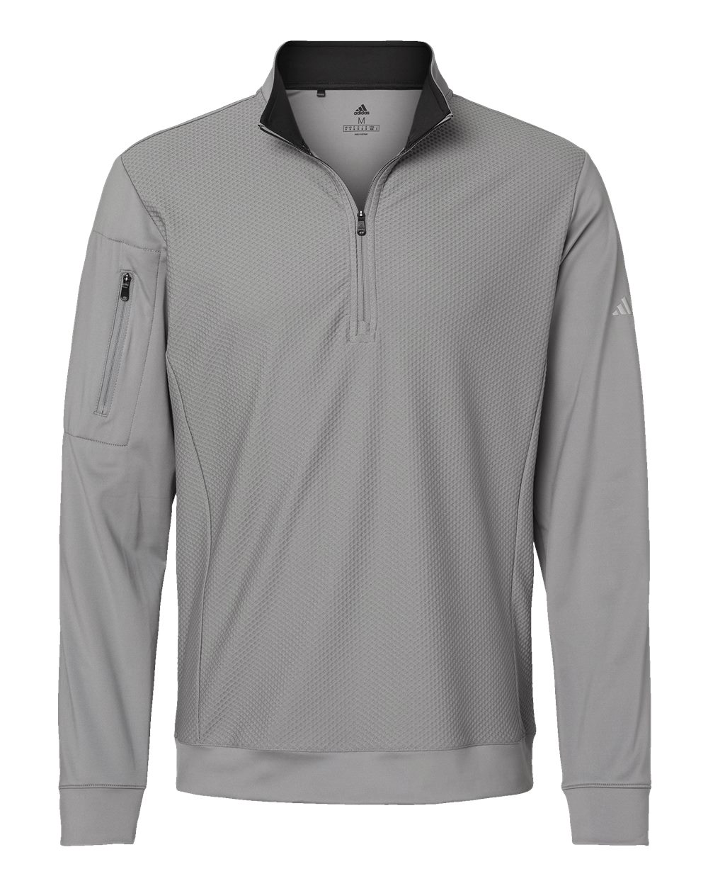 Adidas® Performance Textured Quarter-Zip Pullover | Michaels