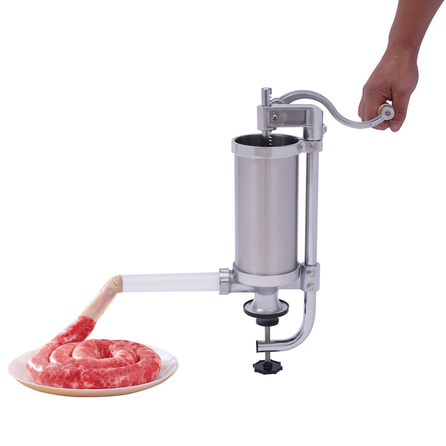 Kitcheniva Manual Stainless Steel Meat Press Sausage Filler