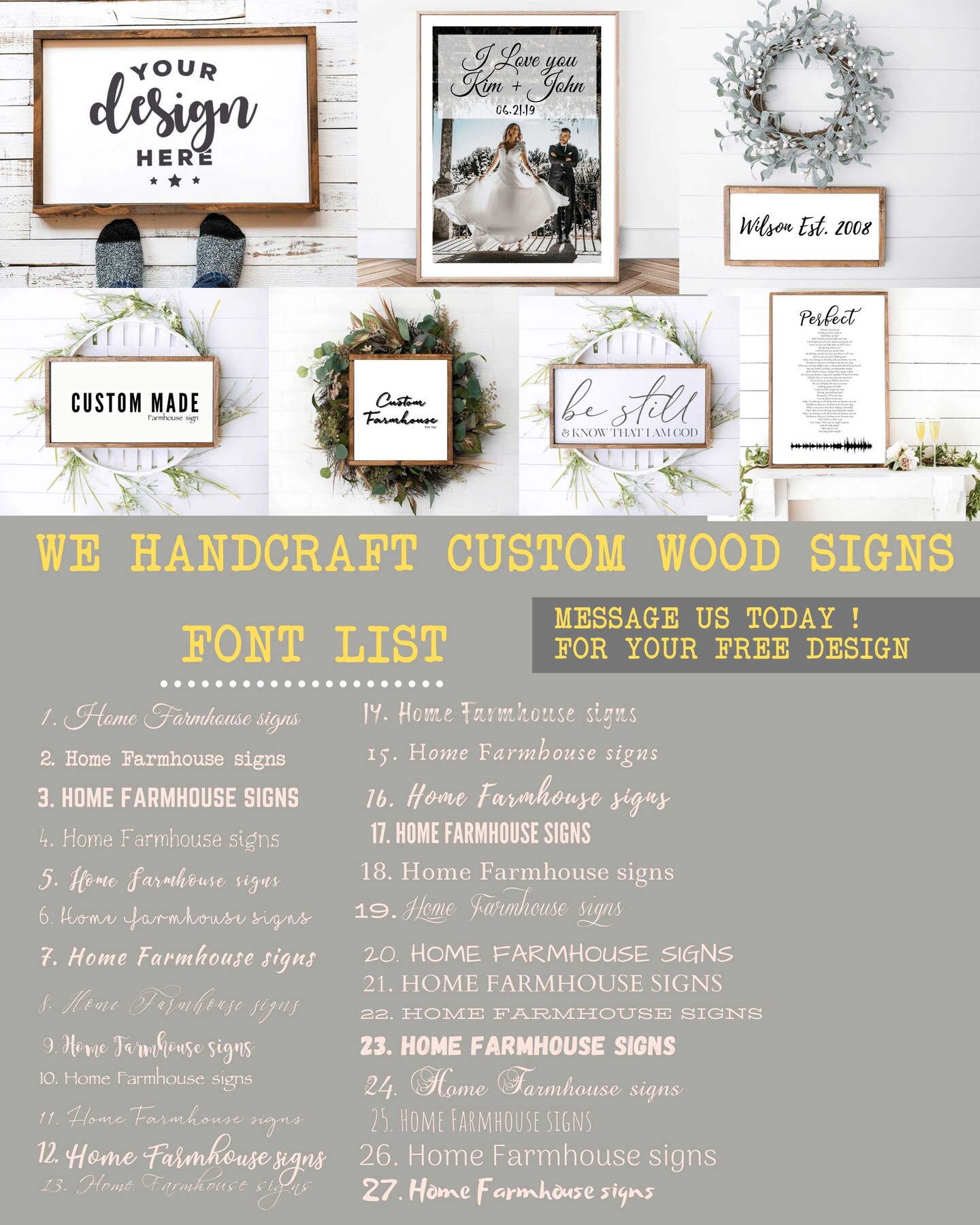 This Is Us Rustic Rustic farmhouse wood Signs 12x18 inch farmhouse decor