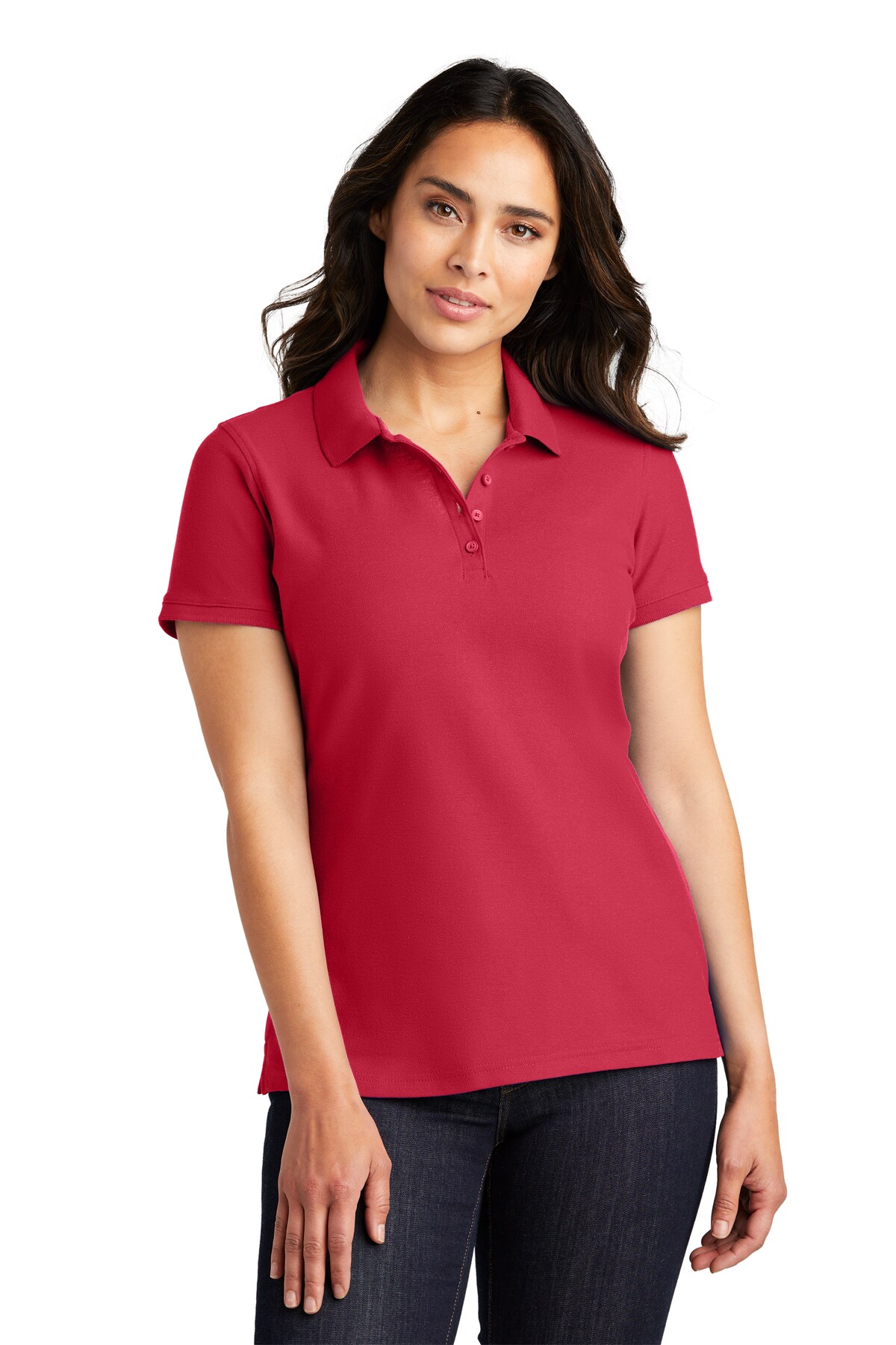 Port Authority&#xAE; Ladies Core Classic Short Sleeve Pique Polo T-shirt