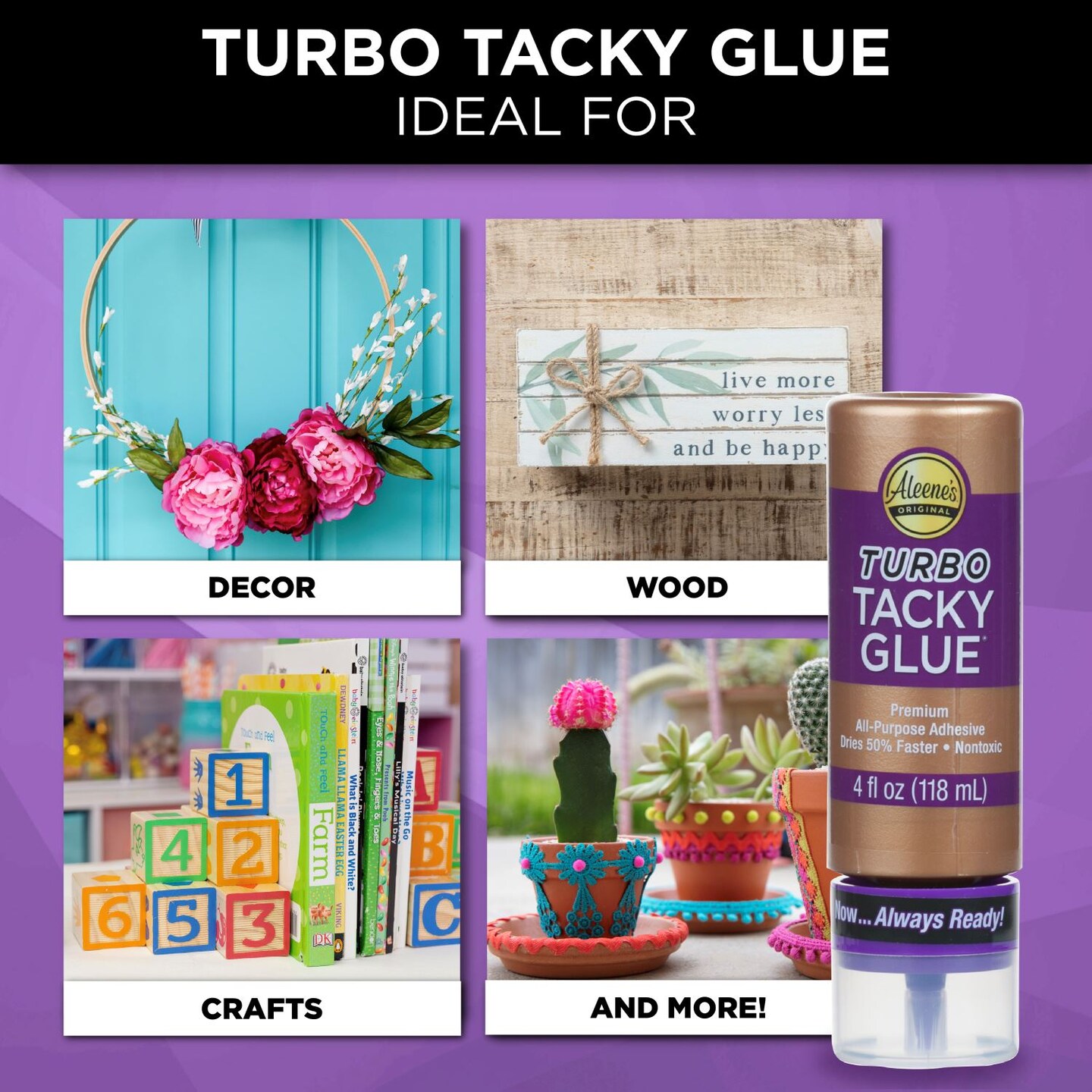 Aleene&#x27;s Always Ready Turbo Tacky Glue 4 fl. oz.