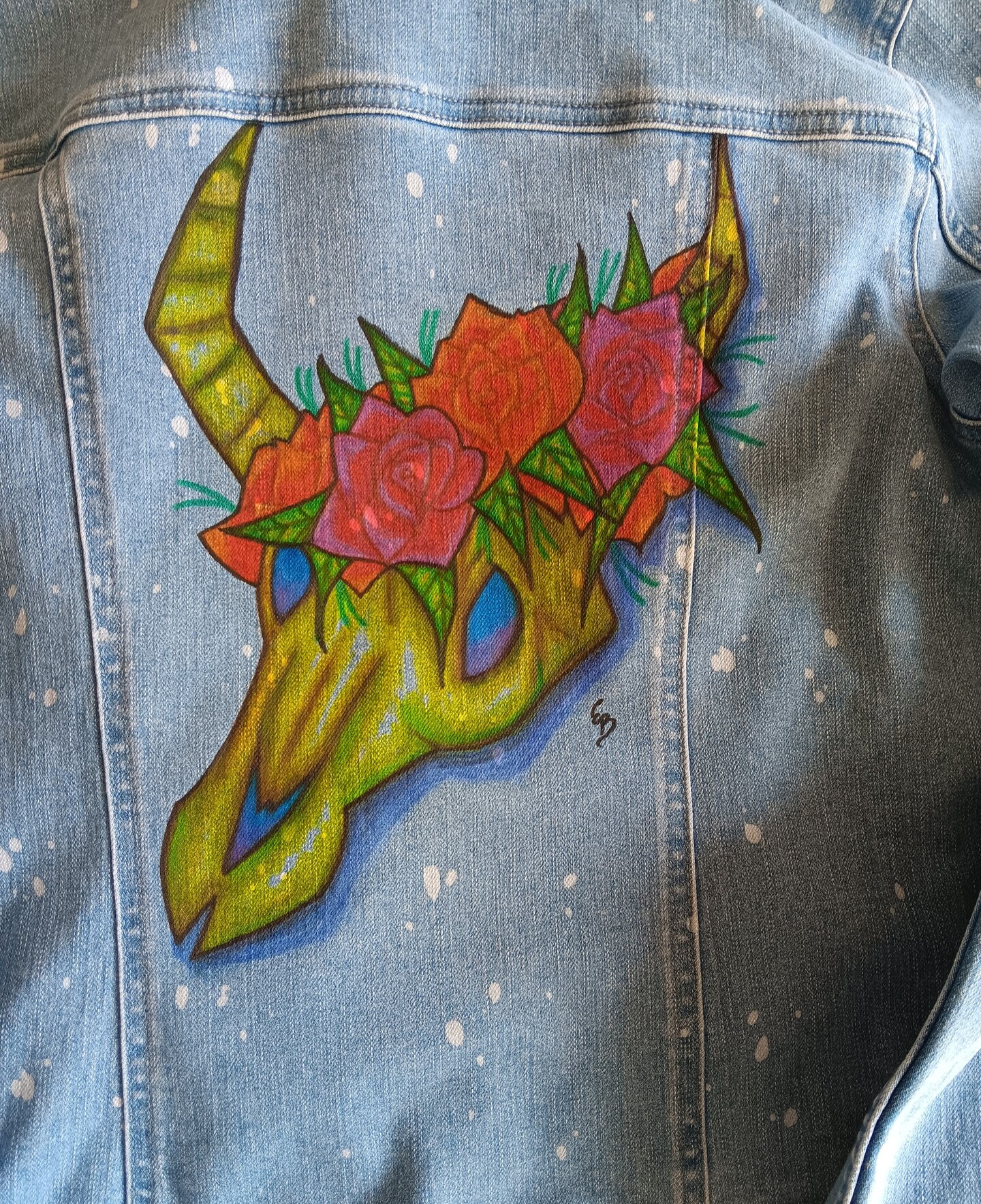Buy Hand Painted Jean Jacket Red Rose Design Painted Denim Jacket Gift for  Her Fall Winter Fashion Streetwear Christmas Gift Online in India - Etsy