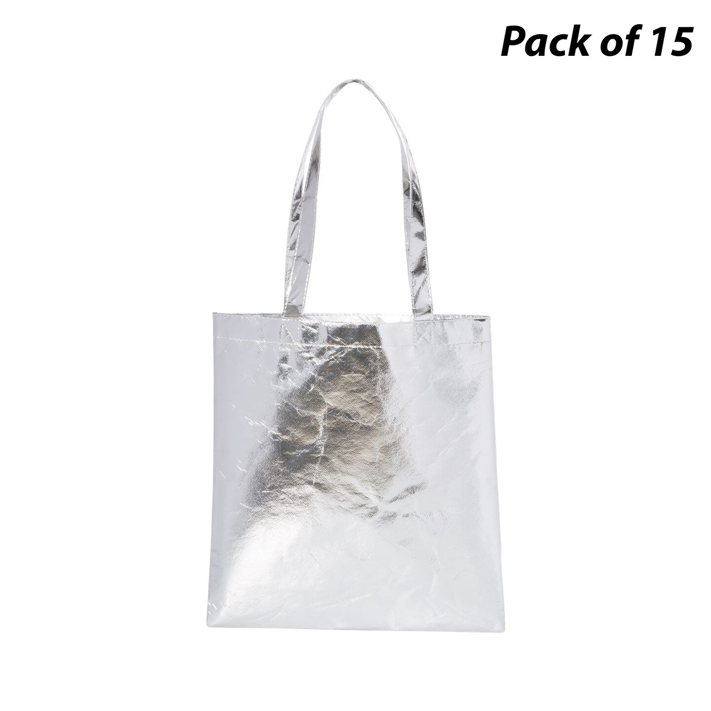 Premium Metallic Tote Elevate Your Everyday Chic Heavyweight 90 gram polypropylene Tote 24