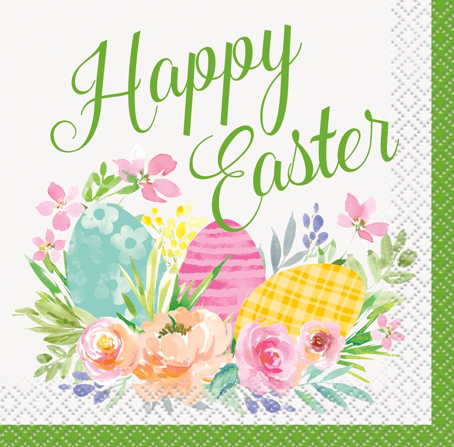 Watercolor Pastel Easter Beverage Napkins, 16ct Michaels