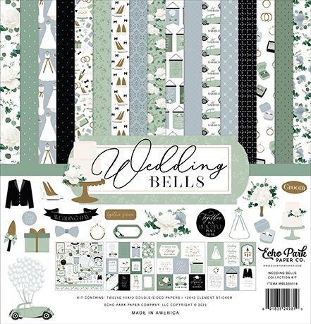 Echo Park Wedding Bells 12&#x22;x12&#x22; Collection Kit