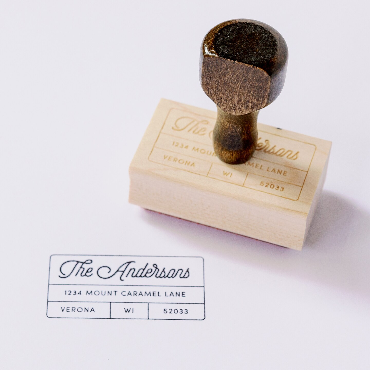 Custom Rubber Stamp, Self-Inking Address Stamp, Clean return address stamp, 2024 Housewarming Gift, Personalized Stamp Minimalist address stamp