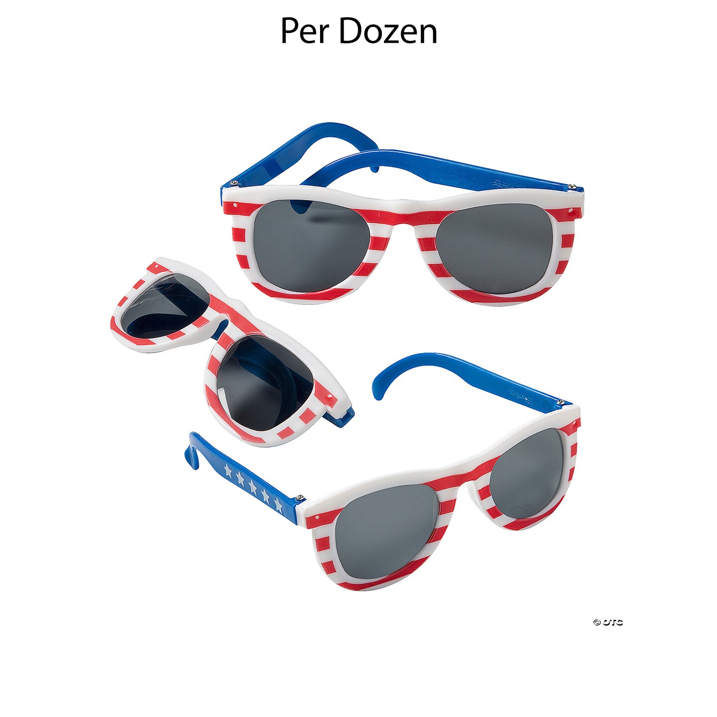 Kids Patriotic Sunglasses &#x2013; 12 Pc.