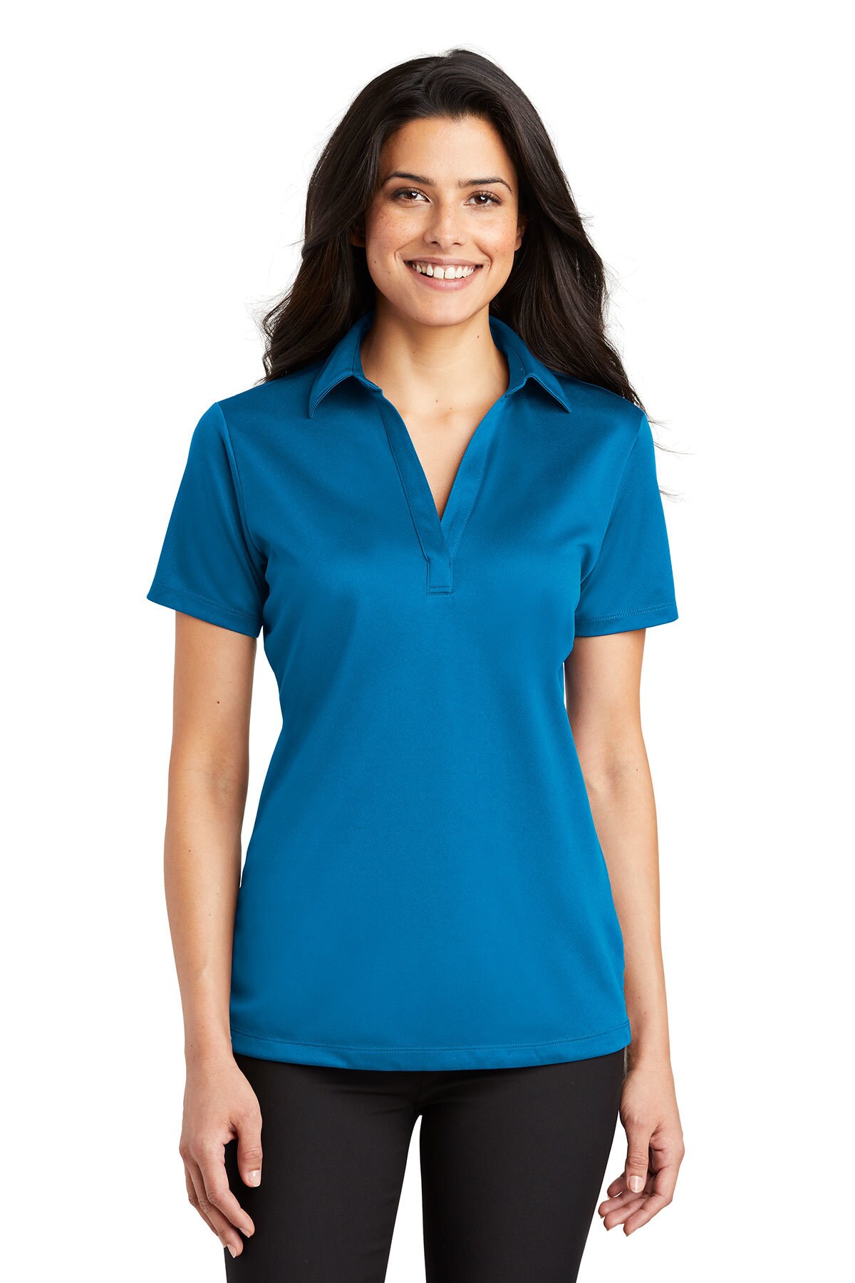 Port Authority&#xAE; Women&#x27;s Silk Touch Performance Collared Short Sleeve Polo