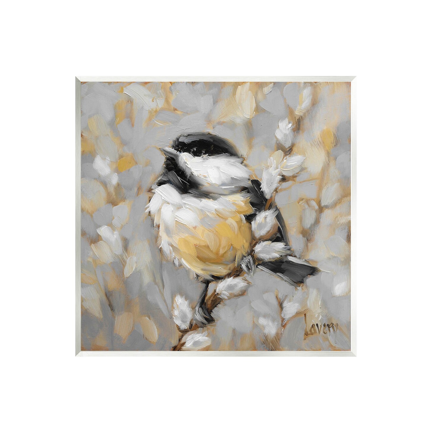 Stupell Industries Bird Perched Willow Wildlife Wall Plaque Art
