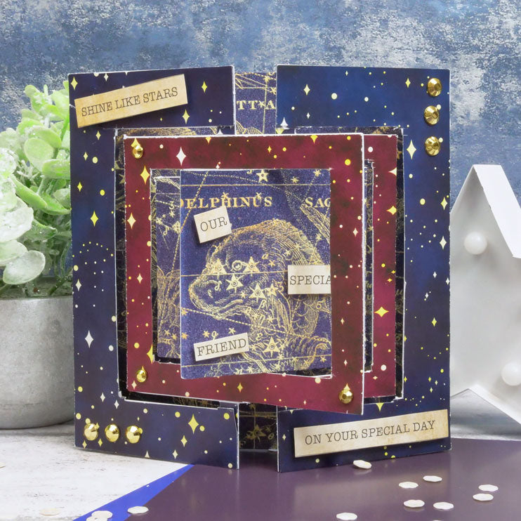 Hunkydory Crafts Luxury Shaped Card Blanks &#x26; Envelopes - Gatefold Frame