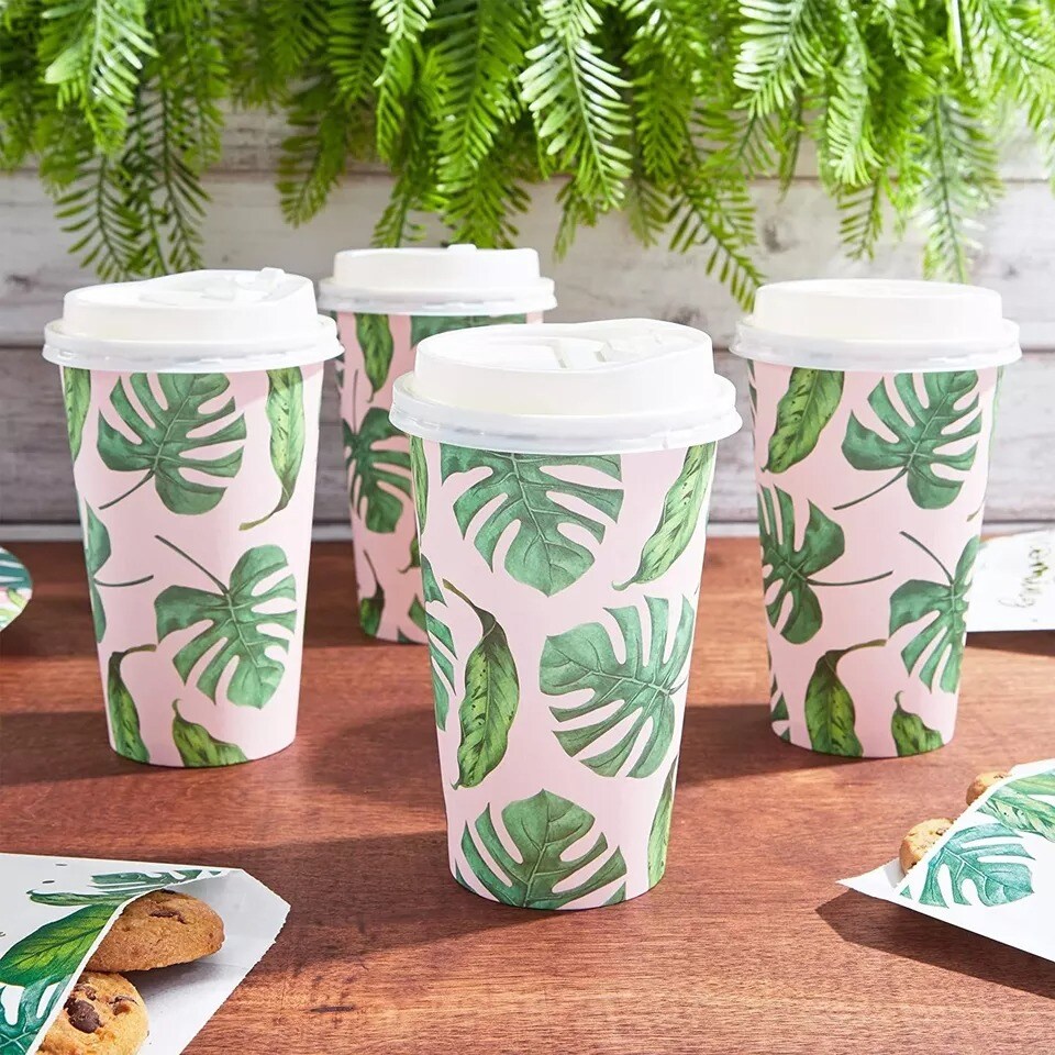 48 Pack Insulated To-Go Coffee Cups with Lids