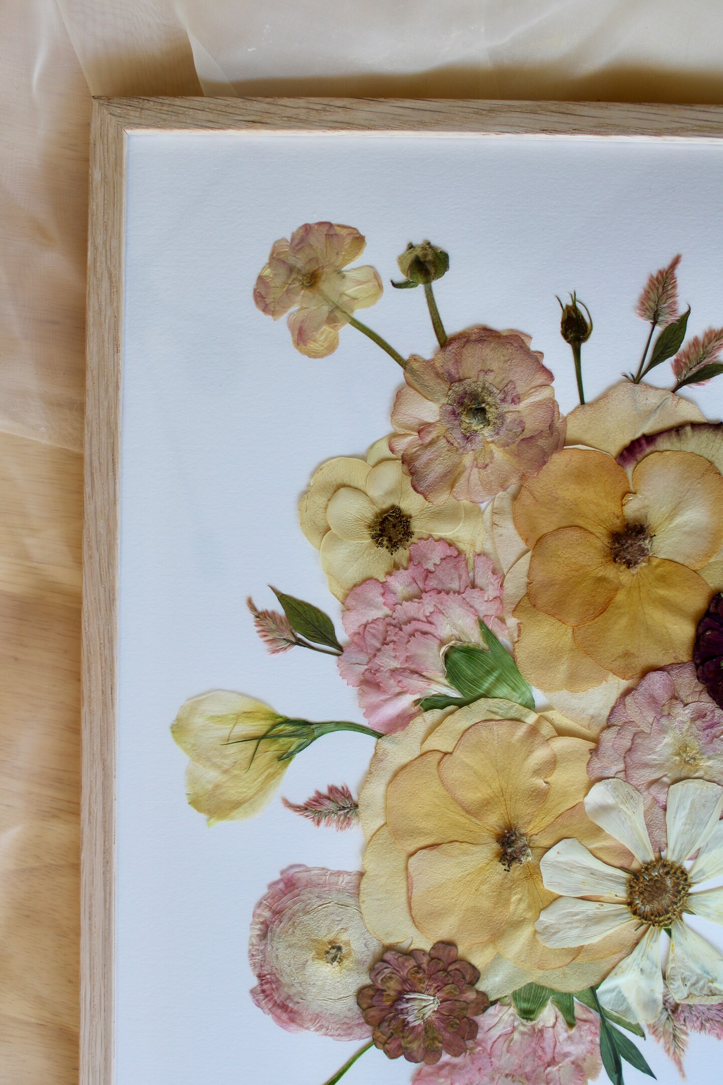 Pressed flower frame deals michaels