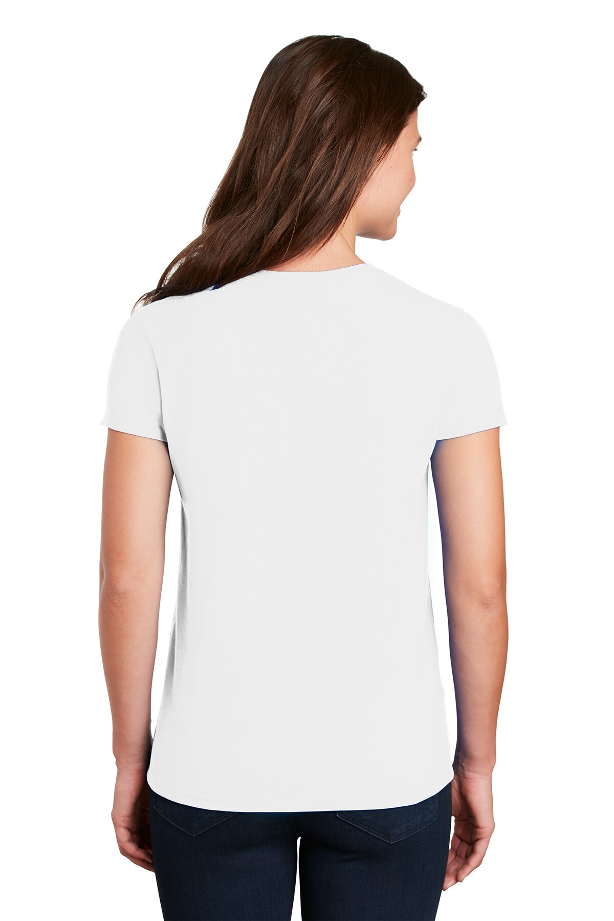 V-Neck Short Sleeve Tee For Women