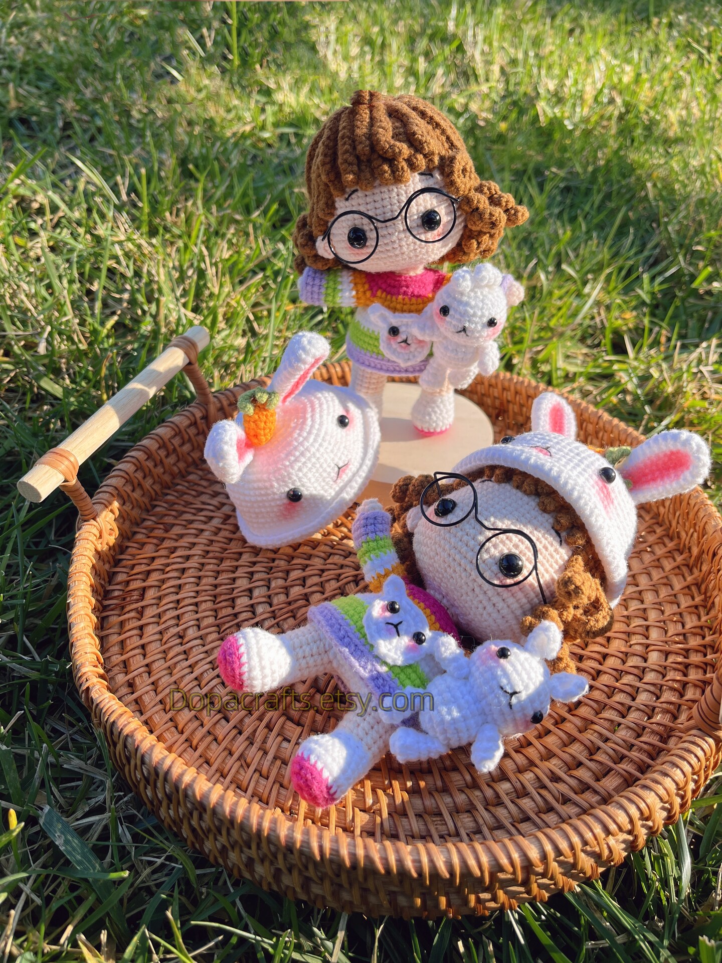 Crochet animals doll Crochet animal costume stuffed toy with extra little  animal handmade amigurumi animals toy crochet Little doll plush |  MakerPlace by Michaels, image size:810x1080