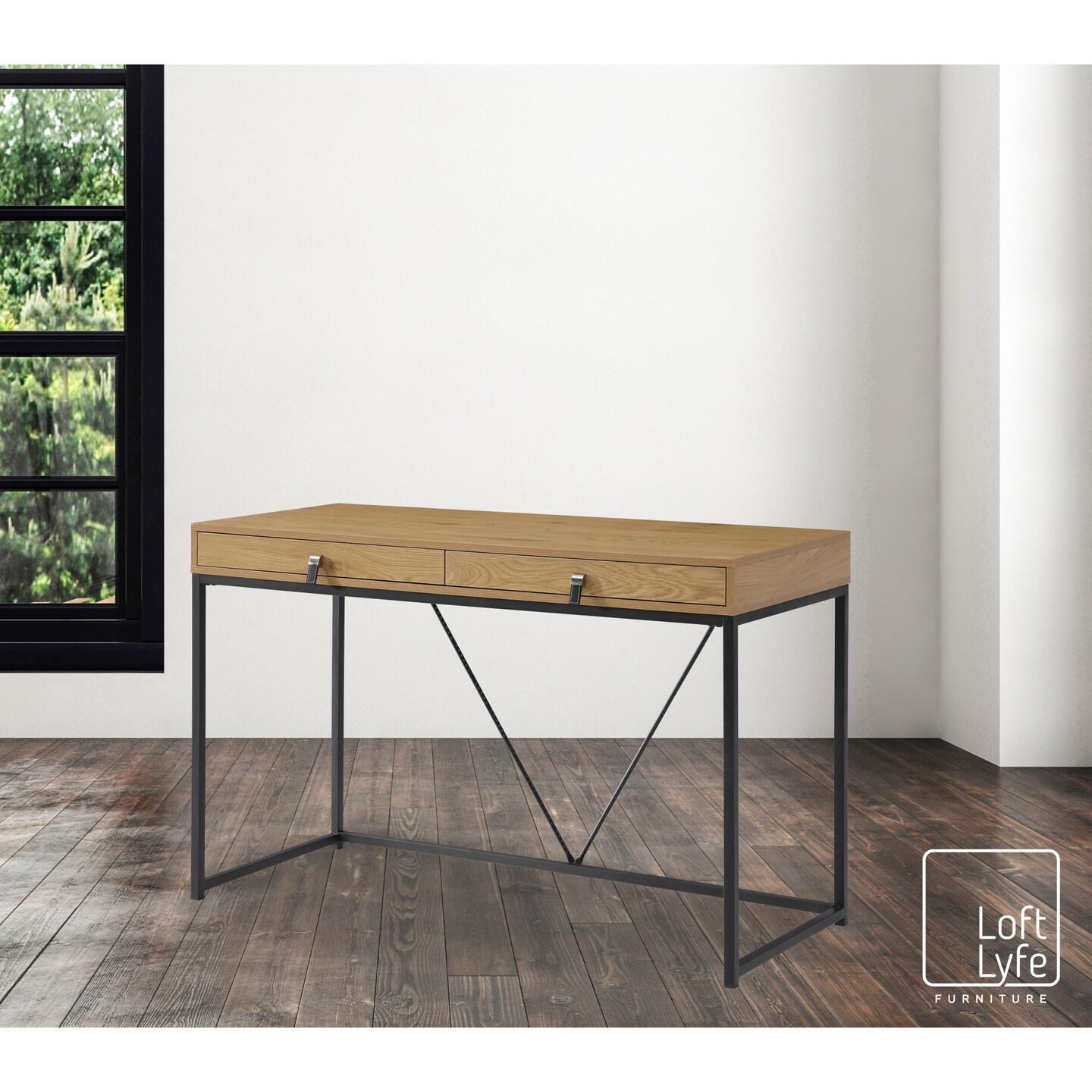 Emberlyn Writing Desk With Storage
