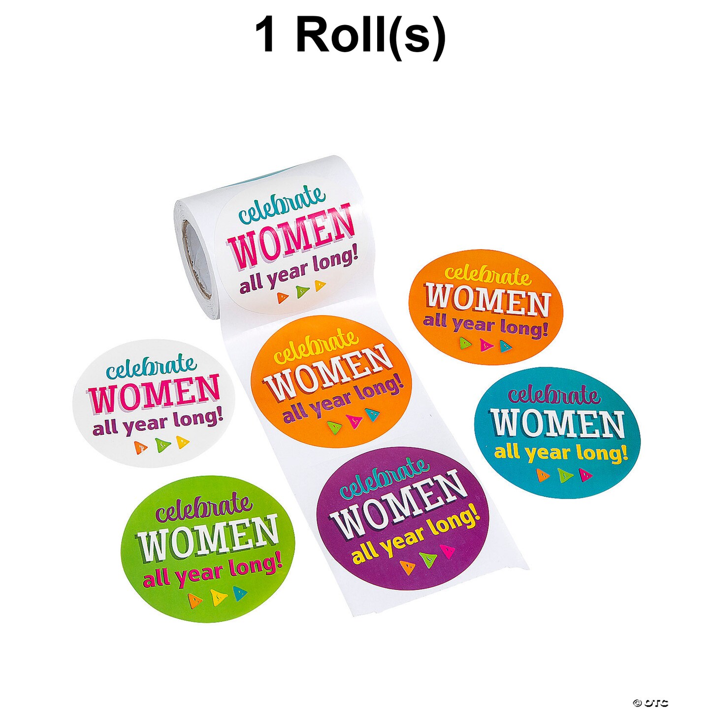 Influential Women Sticker Roll - 100 Pc.