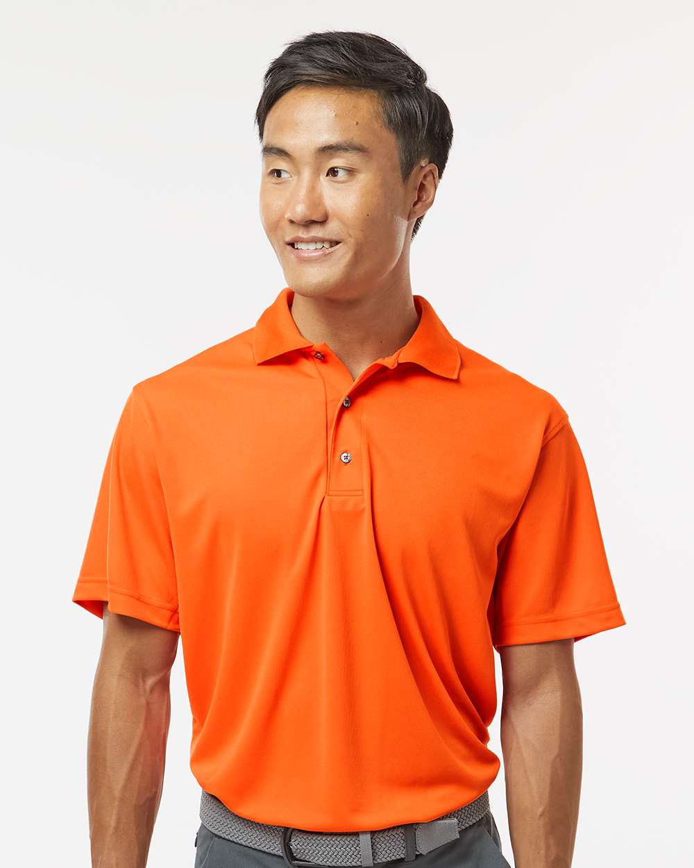 Paragon® Men's Saratoga Performance Mini Mesh Polo Short Sleeve T-Shirt