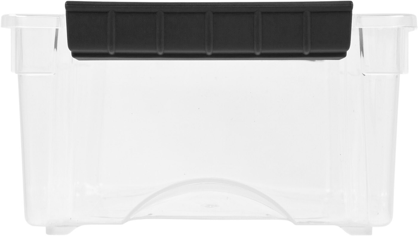 IRIS USA 5 Quart Stack &#x26; Pull&#x2122; Box, Clear