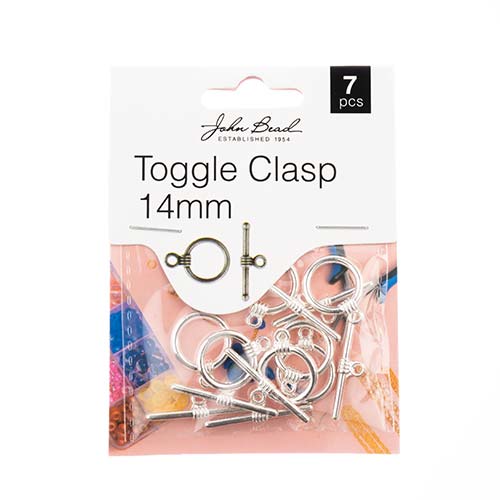 John Bead Must Have Findings 11mm Toggle Clasps, 9pcs