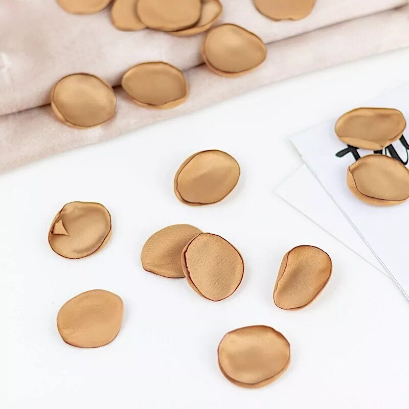 400 GOLD Silk Rose Petals Matte Artificial Flowers Table CONFETTI